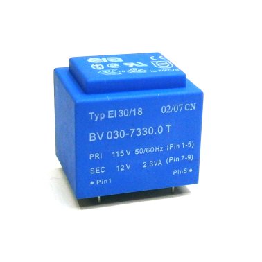 Trasformatore Incapsulato Era EI30/18 2,3VA 115V - 12V