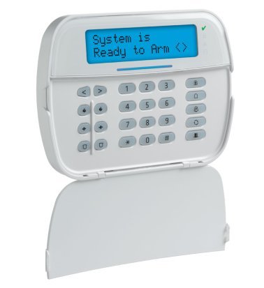 DSC HS2LCDRFP8 Tastiera LCD wireless PowerG con lettore proxy integrato 