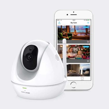 Tp-Link NC450 Telecamera Cloud Wi-Fi HD Pan/Tilt con Visione Notturna