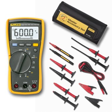 Promozione Fluke 115 Multimetro Digitale e kit di accessori TLK-225