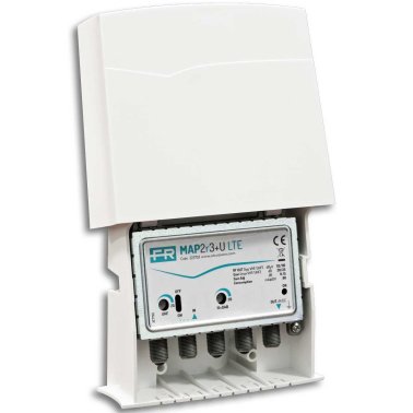 Fracarro MAP2r3+U LTE Amplificatore 1 Ingresso 25dB da palo 3+DAB+UHF(+dc) cod. 223703