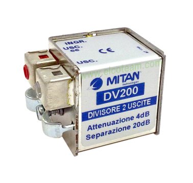 Partitore 2 vie Mitan DV200