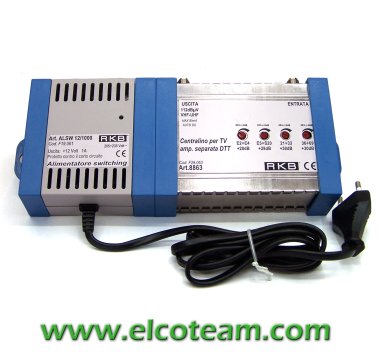 Centralino RKB 8863 1 IN / 4 Reg. 30dB