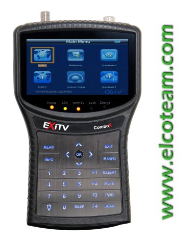 Misuratore di campo con Spettro Exitv ComboX Plus