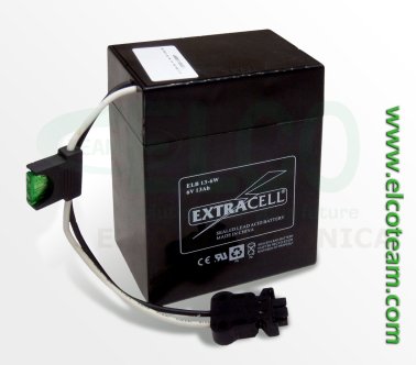 Batteria ermetica al piombo 6V 13Ah Extracell