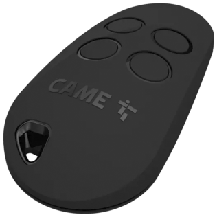 CAME TOP44FGN | Trasmettitore Radiocomando Telecomando 4 Canali | Nero | Codice fisso 433,92MHz