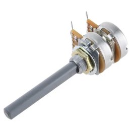 Double Potentiometer 100K Logarithmic 27ESB104MMF50N