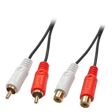 Lindy Cavo Audio 2 x RCA Maschio/Femmina 2 metri