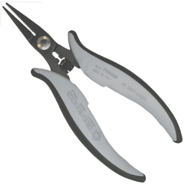 Piergiacomi PN 5008 D | Pinza Piatta Liscia 5mm | Versione Dissipativa ESD