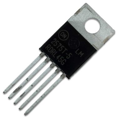 LM2575T-5G Regolatore Switching Buck (Step Down) 5V 1A 52kHz TO-220-5 ON Semiconductor