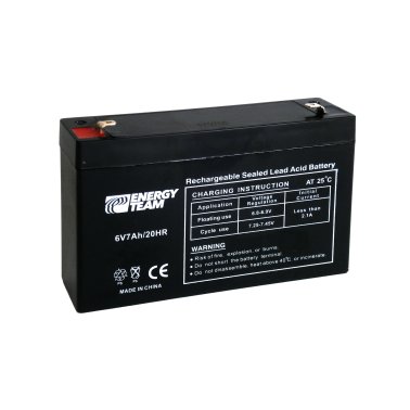 Batteria Ricaricabile al Piombo 6V 7Ah EnergyTeam ET6-7