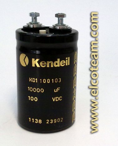 Condensatore elettrolitico Kendeil 10.000µF 100VDC
