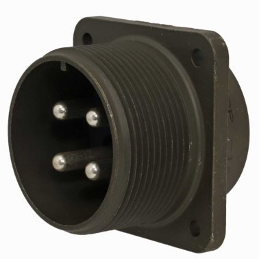 Amphenol MS3102E22-22P connettore MIL 4 poli maschio da pannello con flangia