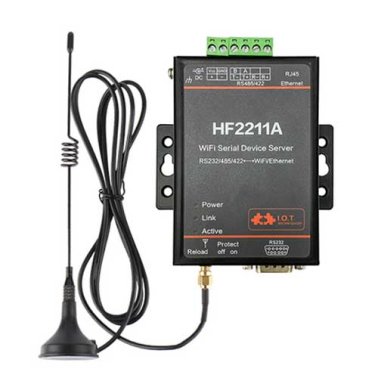 HF-2211A Inferfaccia Convertitore Seriale RS232/RS422/RS485 - Ethernet WiFi
