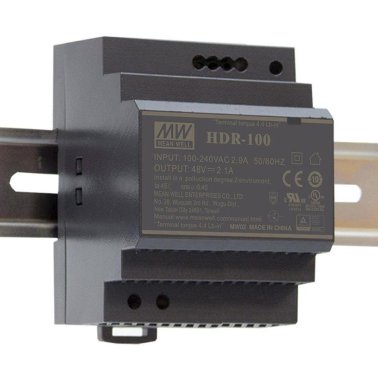 Mean Well HDR-100-12N Alimentatore Ultra Compatto 12V 7,5A da Barra DIN
