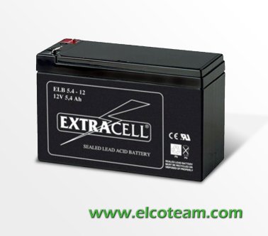 Batteria ermetica al piombo 12V 5,4Ah Extracell
