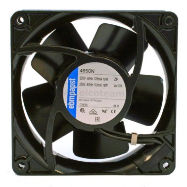 EBM PAPST 4650N Fan 120X120x38 230VAC on Sintered Bronzine