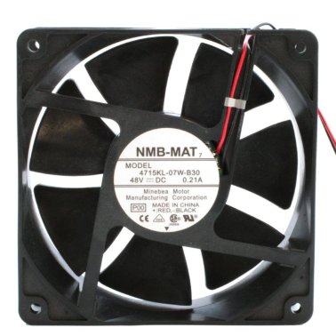 NMB 4715KL-07W-B30 Ventilatore 119X119x38 48VDC su Cuscinetto a Sfera