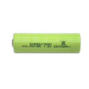 Batteria stilo AA 2500 mAh Ni-Mh bottone EnergyTeam