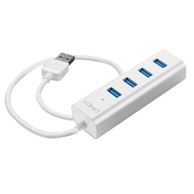 Lindy 43152 4 Port USB 3.0 Hub for Notebook