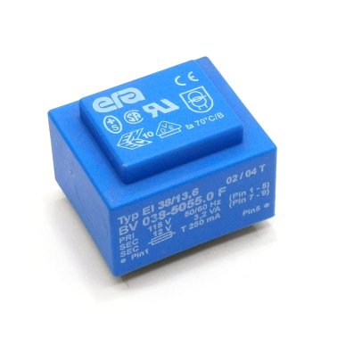 Encapsulated Transformer ERA EI38 / 13,6 3,2VA - 115V - 12V