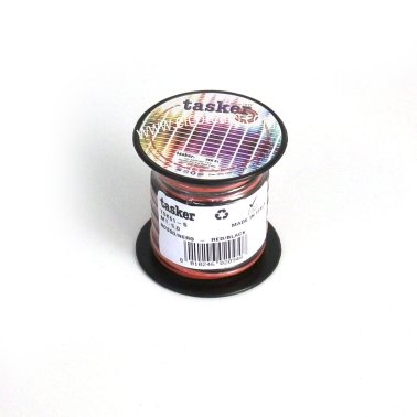 Tasker TSK51-5 Piattina rosso-nero sezione 2x0,50 mm Bobina 5 metri