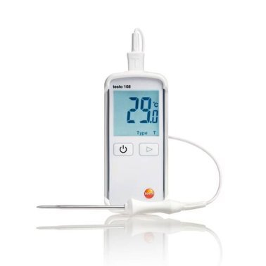 Testo 108 Termometro con Sonda Impermeabile per settore alimentare