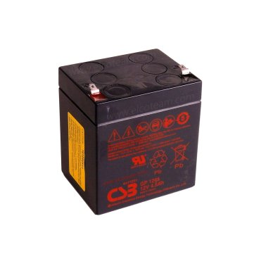 CSB GP1245 Lead-acid sealed battery 12V 4,5Ah faston 4,8mm