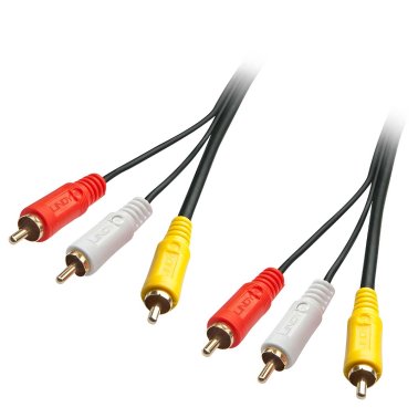 Lindy 35692 Cavo Audio/Video 3 x RCA 3 metri