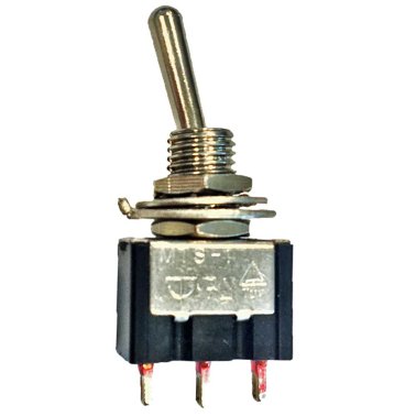 Deviatore a Levetta a 3 posizioni tipo ON-OFF-ON 10A 250V SPST cod. 04/06593-00