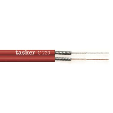 Cavo Piattina audio schermata 2x0,25 Tasker C220 Rosso