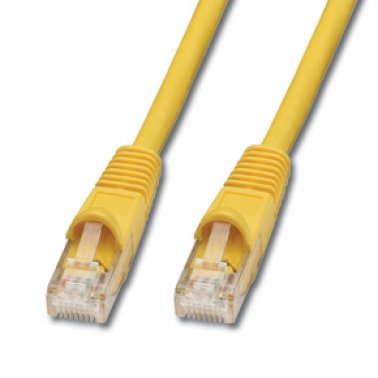 Cavo di Rete UTP Cat6 0.5m Giallo