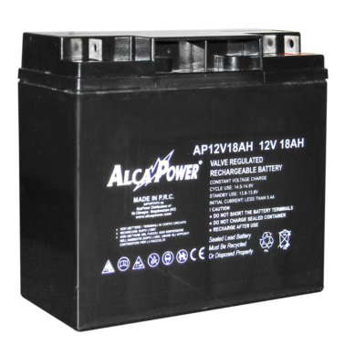 Batteria Ricaricabile al Piombo 12V 18Ah AlcaPower AP12V18AH - 204042