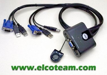 KVM switch 2 porte Aten CS22U