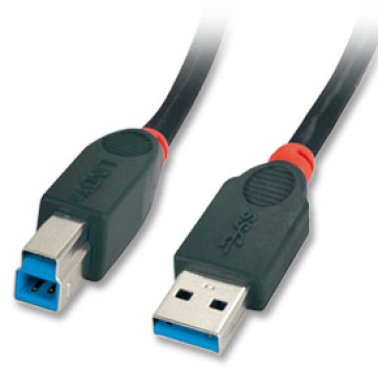 2m USB 3.0 Type A / B Cable - Black