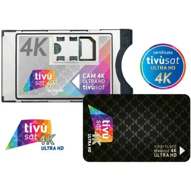 Digiquest Cam Tivùsat 4K Ultra HD CAM module with Tivùsat smartcard