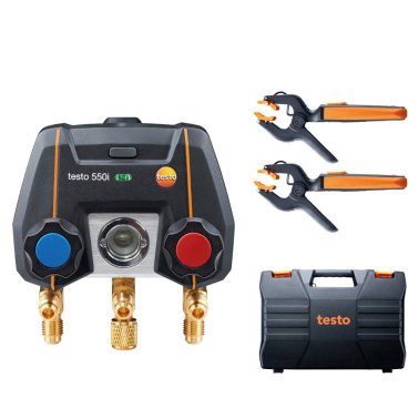 Testo 550i Smart Kit Gruppo Manometrico Digitale Manifold Bluetooth 0564 3550