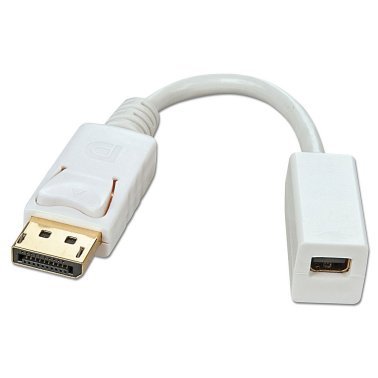 Lindy 41060 Mini DisplayPort Female to DisplayPort Male Adapter Cable