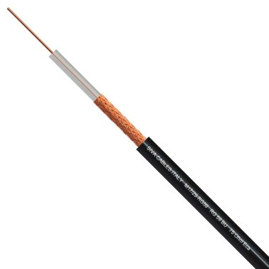 RG59 Coaxial cable for radio frequency at 75 Ohm