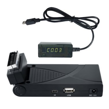 DVB-T2 Scart Digital Terrestrial Decoder with Universal Remote Control for XD-210D X-Dome TV