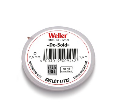 Weller Desoldering Braid 2,5mm T0051301299