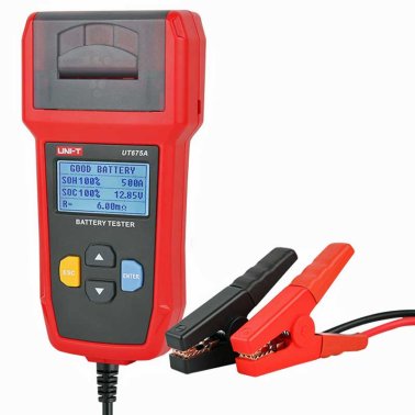 UNI-T UT675A 12/24V 3-250Ah Lead Acid Battery Tester with Printer