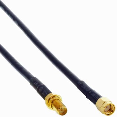 Extension cable for RP-SMA WiFi antennas male - female 3 meters