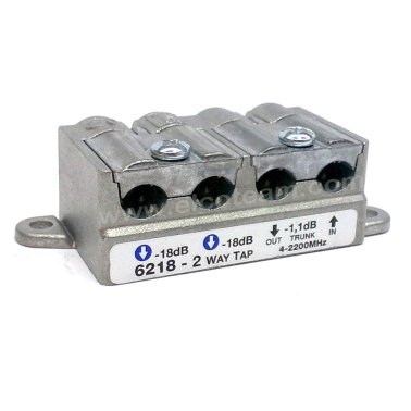 2 way tap -18db Telewire 6218