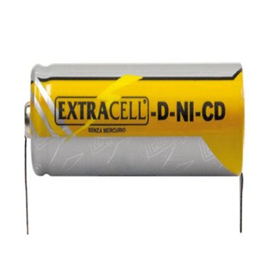 Batteria Ricaricabile Ni-MH "D" size 1,2 Volt 5000mAh terminale a lamella saldare