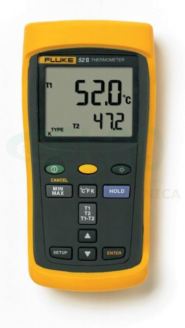 Termometro di precisione doppio canale Fluke 52-II