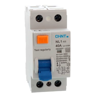 Chint NL1-63 Interruttore differenziale puro 2P 40A 30mA 10kA Tipo F