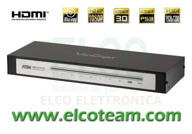 Aten VS0108H 8-Port Audio / Video HDMI Splitter