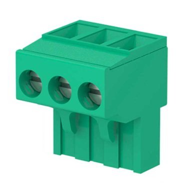 Sauro CIF03005 Morsetto femmina 3 poli passo 5,08mm estraibile
