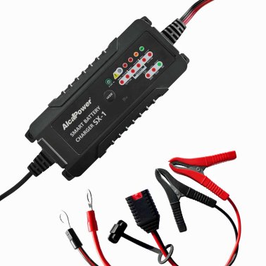 Alcapower SX-1 Caricabatterie Auto Professionale 6V / 12V per Piombo e Litio LiFePO4 gestibile con App iOS e Android